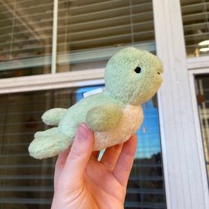 LIKE NEW Fluffy Turtle Jellycat 🐢